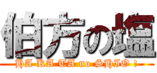 伯方の塩 (HA KA TA no SHIO !)