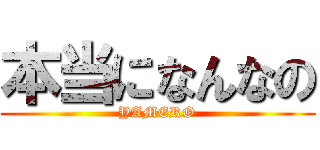 本当になんなの (YAMERO)
