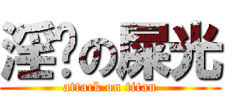 淫傻の屎光 (attack on titan)