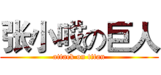 张小哎の巨人 (attack on titan)