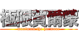 極限賀爾蒙 (maximum the hormone)