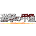 進撃の甲魚 (attack on turtle)