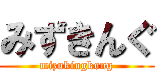 みずきんぐ (mizukingkong)
