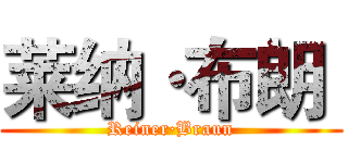莱纳·布朗  (Reiner·Braun)