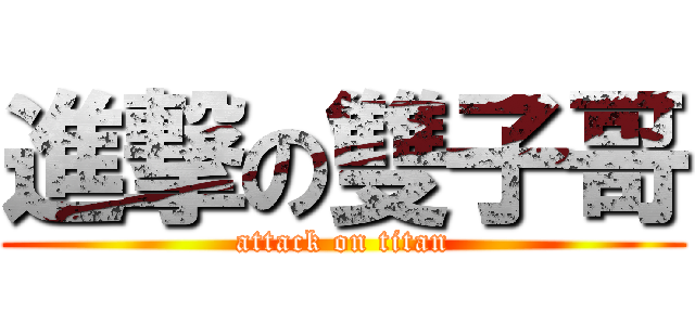 進撃の雙子哥 (attack on titan)