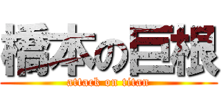 橋本の巨根 (attack on titan)