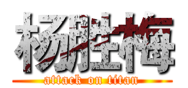 杨胜梅 (attack on titan)