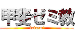 甲斐ゼミ教 (kaizemi)