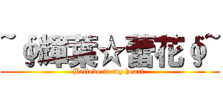 ~∮輝葉☆蕾花∮~ (Believe in my heart )