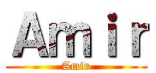 Ａｍｉｒ (Amir)