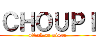 ＣＨＯＵＰＩ (attack on misou)
