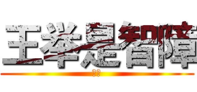 王举是智障 (傻逼)