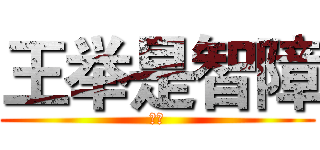 王举是智障 (傻逼)