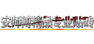 安师傅精品专业贴砖 (attack on titan)