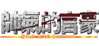 帥氣的言豪 (YAN HAO handsand)