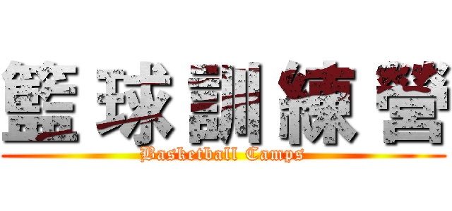 籃 球 訓 練 營 (Basketball Camps)