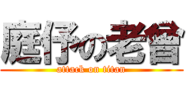 庭伃の老曾 (attack on titan)