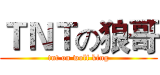 ＴＮＴの狼哥 (tnt on wolf king)
