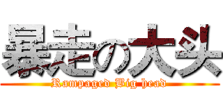 暴走の大头 (Rampaged Big head)