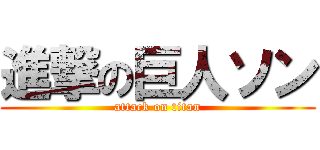 進撃の巨人ソン (attack on titan)