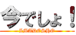 今でしょ！ (IMADESHO)