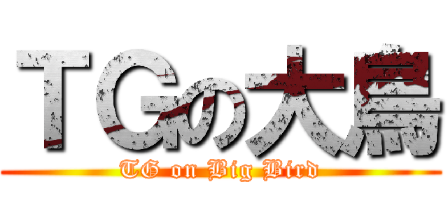 ＴＧの大鳥 (TG on Big Bird)