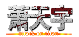 萧天宇 (attack on titan)
