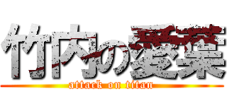 竹内の愛葉 (attack on titan)