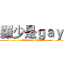 羅少是ｇａｙ (attack on titan)