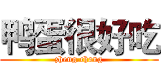 鸭蛋很好吃 (zheng.chang)