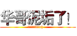 华哥泥垢了！ (我操你妈个bitch- -)