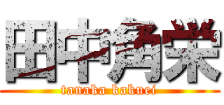 田中角栄 (tanaka kakuei)