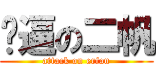 傻逼の二帆 (attack on erfan)