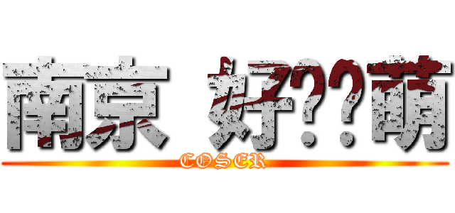 南京 好摄联萌 (COSER)