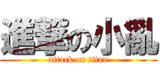 進撃の小亂 (attack on titan)