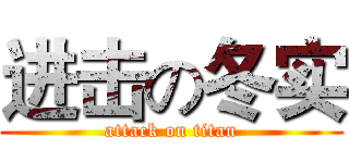 进击の冬实 (attack on titan)