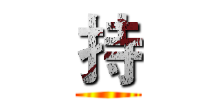 持 ()
