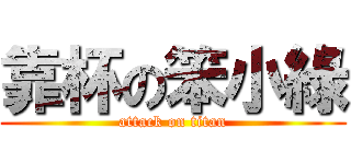 靠杯の笨小綠 (attack on titan)