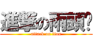 進撃の雨頭雯 (attack on fion)