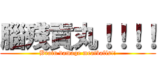 腦殘貢丸！！！！ (Brain damage meatballs!!)