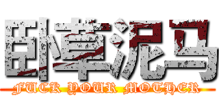 卧草泥马 (FUCK YOUR MOTHER)