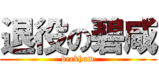 退役の碧咸 (beckham)