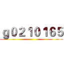 ｇ０２１０１６５ ()