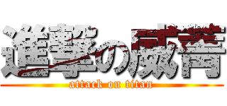 進撃の威菁 (attack on titan)