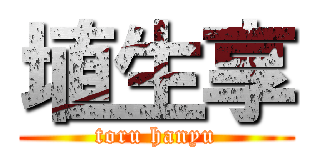 埴生享 (toru hanyu)