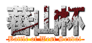蕃山杯 (Battle of West Sendai)