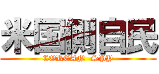 米国側自民 (COREAN  SPY)