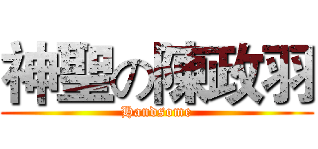 神聖の陳政羽 (Handsome)