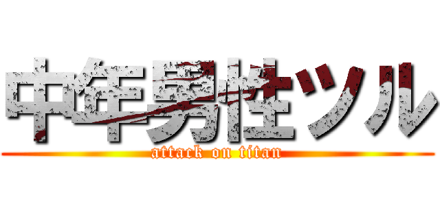 中年男性ツル (attack on titan)