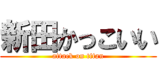 新田かっこいい (attack on titan)